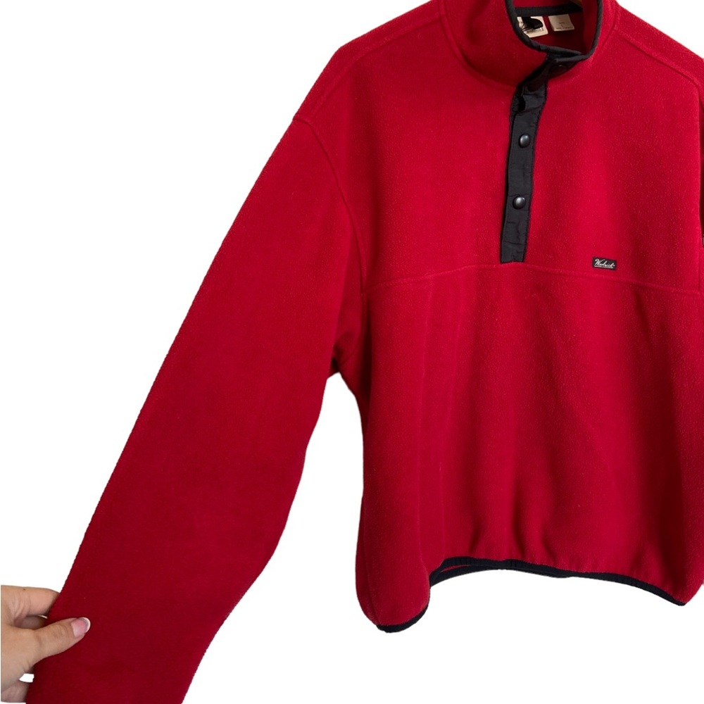 Woolrich Polartec Snap Pullover Fleece Sweater - Picture 6 of 12